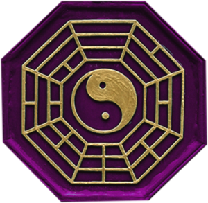 Yin-Yang Symbol violett